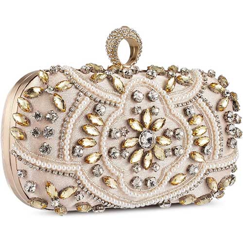 UBORSE Bolso de Fiesta Pequeña Elegante Noche
